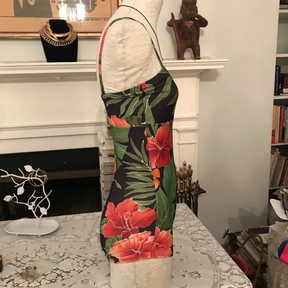 Popina multicolor pin-up one piece swimsuit. Size S. EUC - Picture 6 of 13